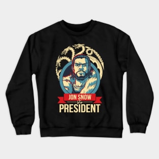 Snow for president Crewneck Sweatshirt